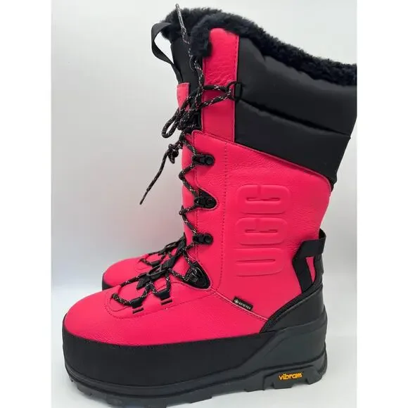 UGG Shasta Boot Tall Pink Glow Gore-Tex 1151850 Size 10W/9M New - Picture 2 of 16
